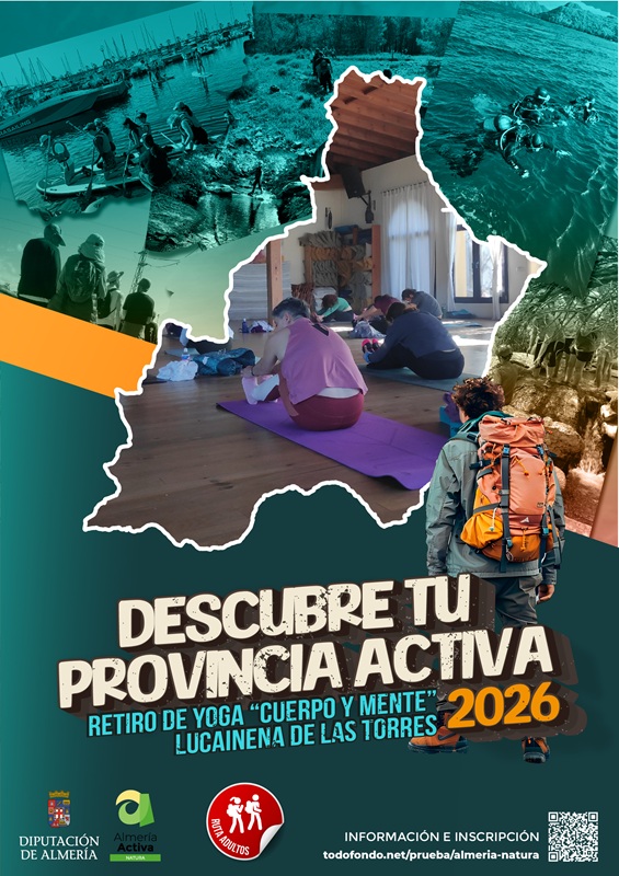 Descubre tu Provincia Activa. Yoga, Cuerpo y Mente Lucainena de las Torres 11 y 12-04-26